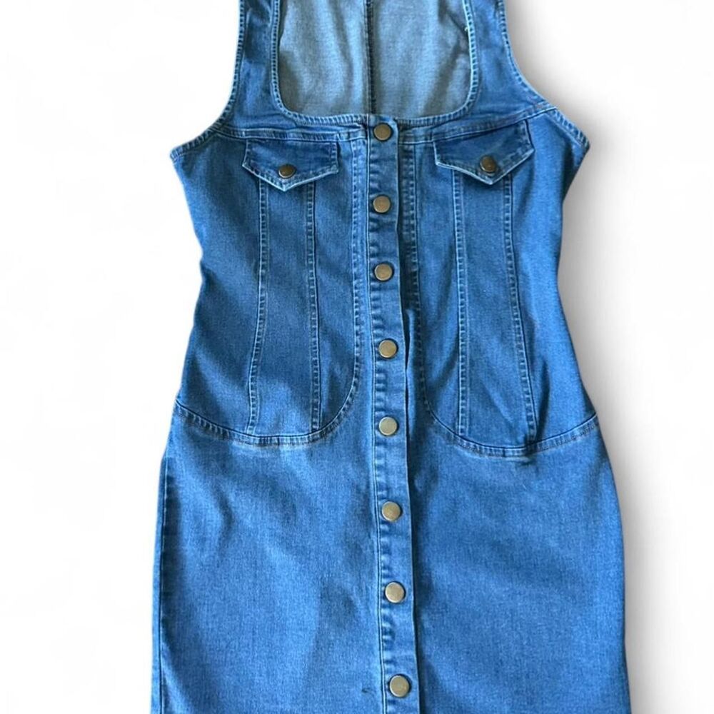 Fashion-nova Women's Blue Dress